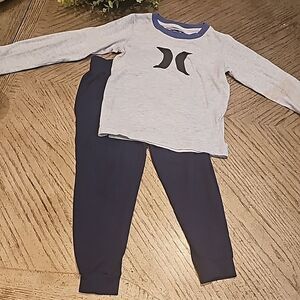 5T pants and shirt long sleeve Hurley